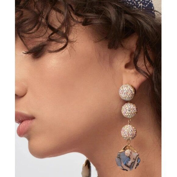 Brand New. Lele Sadoughi Linear Earrings. - Picture 2 of 5